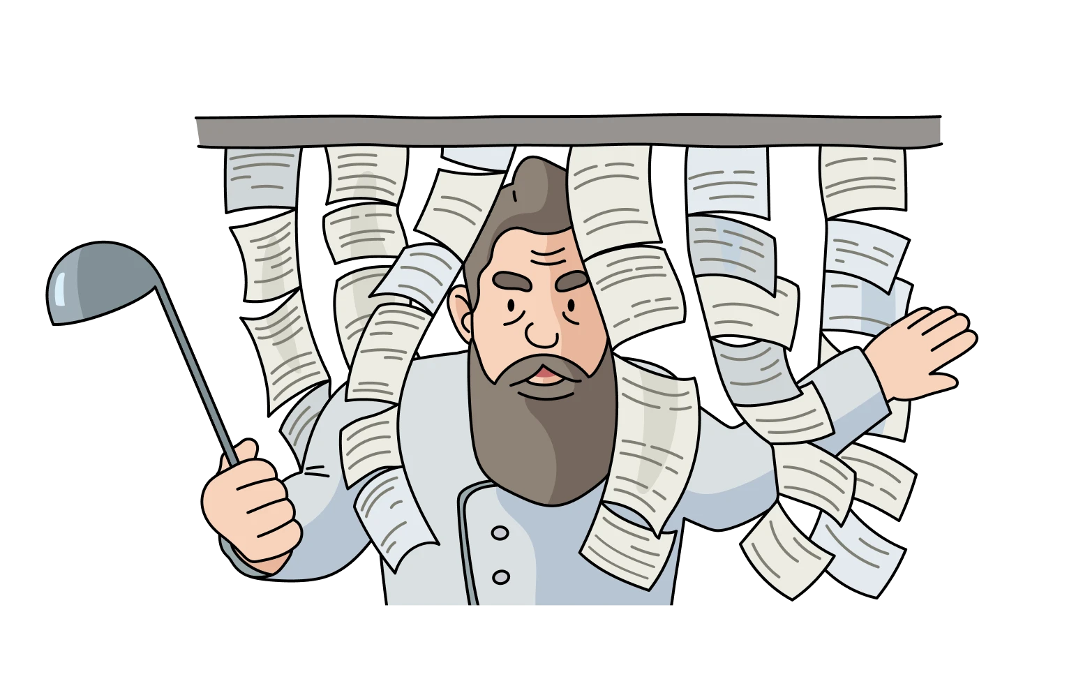 Оставь бумажки конкурентам